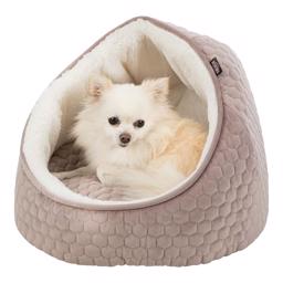 Trixie Puttehule til Lille hund & Kat Design Livia Cave Rosa/Creme Ø45 cm